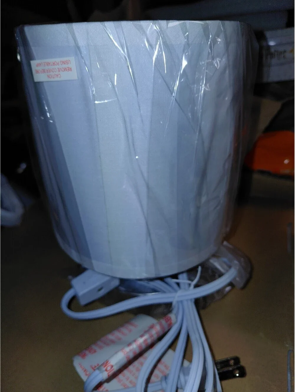 Silver Table lamp 12in Home, office